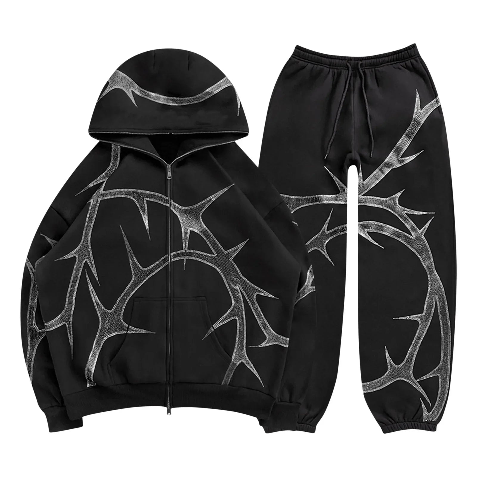 Streetwear Hooded Sweatsuit