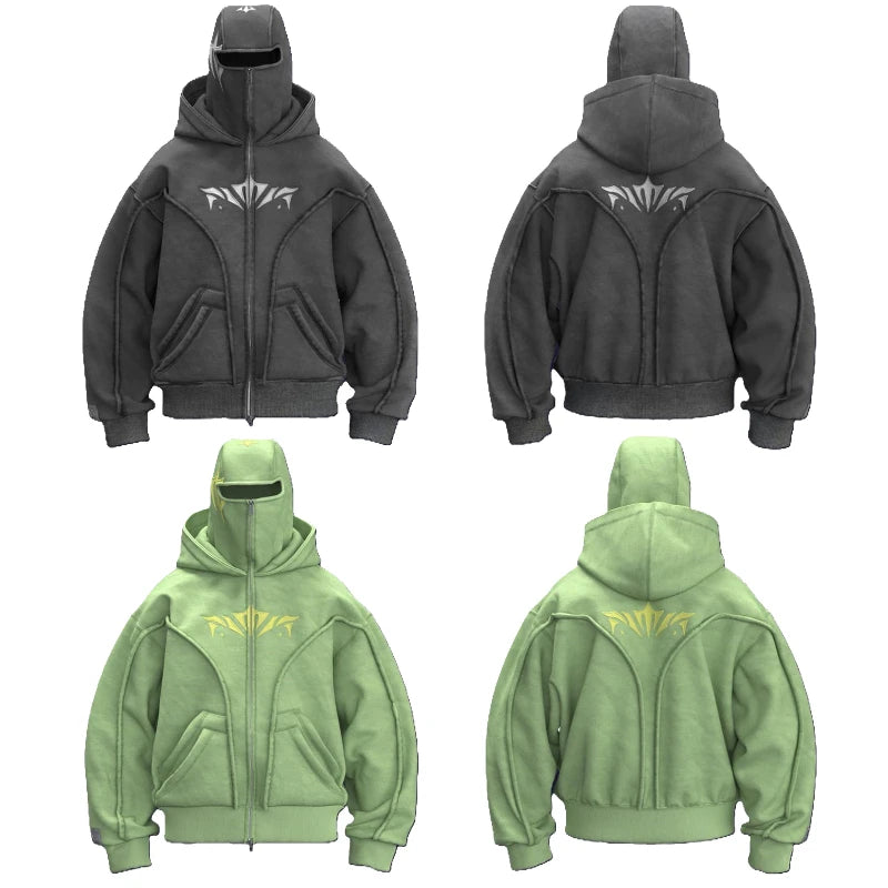 Y2K Ninja Gothic Hoodie