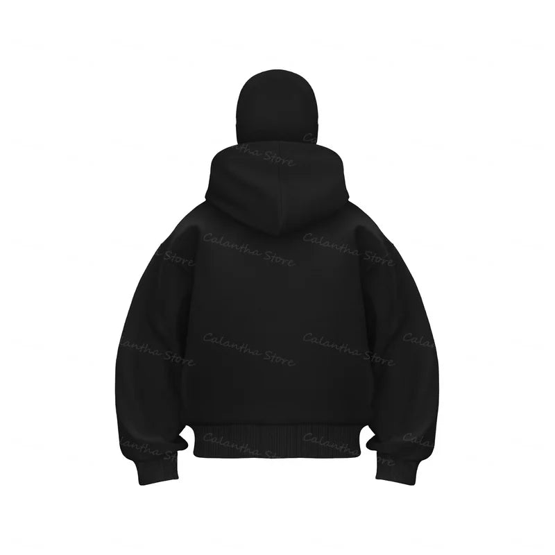 Men's Balaclava Zip Hoodie Jacket