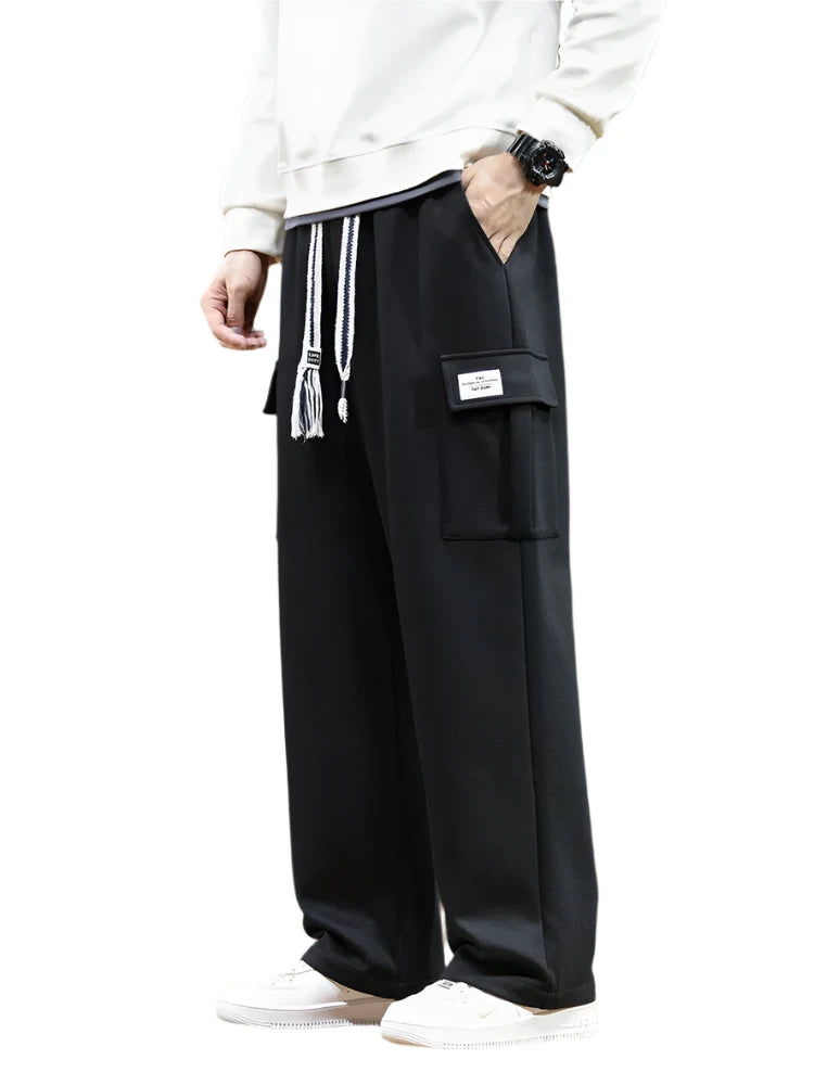 Multi-Pockets Winter Fleece Sweatpants