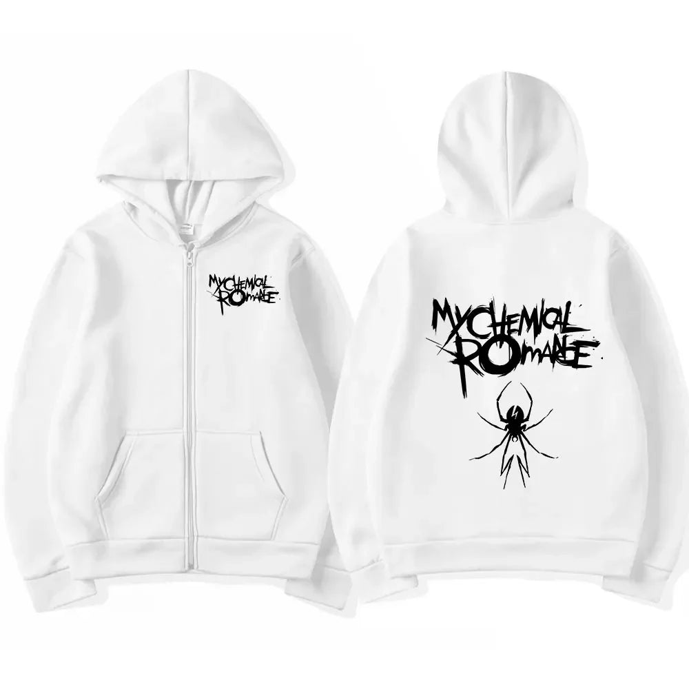 My Chemical Romance Mcr Dead Zipper Hoodie