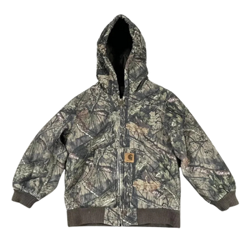 Retro Camo Zip Y2K Hoodie